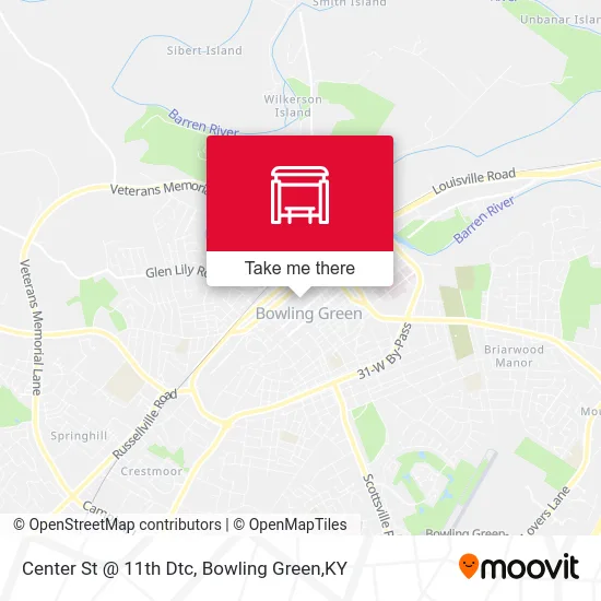 Center St @ 11th Dtc map