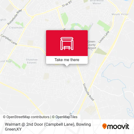 Walmart @ 2nd Door (Campbell Lane) map