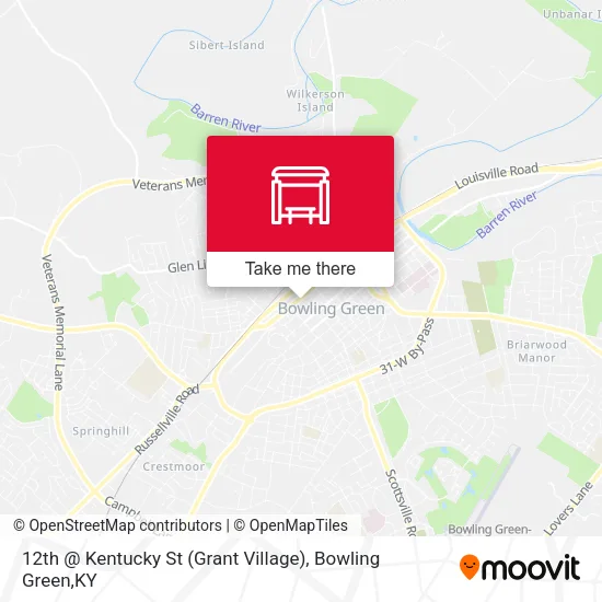 12th @ Kentucky St (Grant Village) map