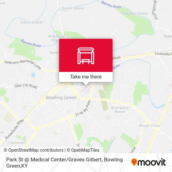 Park St @ Medical Center / Graves Gilbert map