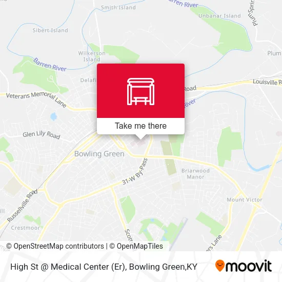 High St @ Medical Center (Er) map
