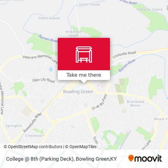 College @ 8th (Parking Deck) map