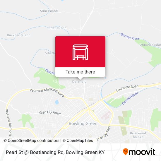 Mapa de Pearl St @ Boatlanding Rd