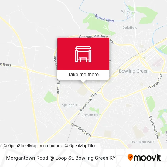 Morgantown Road @ Loop St map