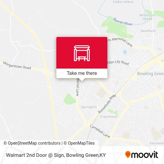 Walmart 2nd Door @ Sign map