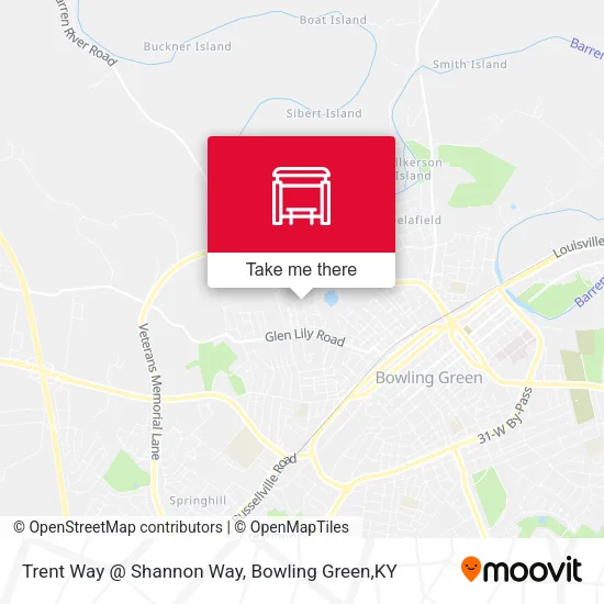 Trent Way @ Shannon Way map