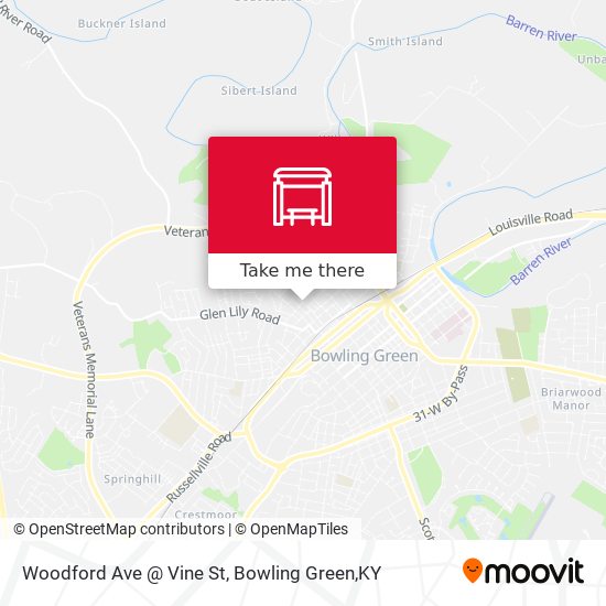 Woodford Ave @ Vine St map