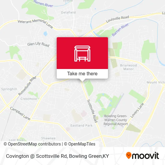 Covington @ Scottsville Rd map