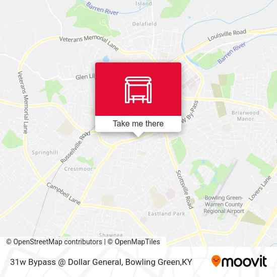 31w Bypass @ Dollar General map