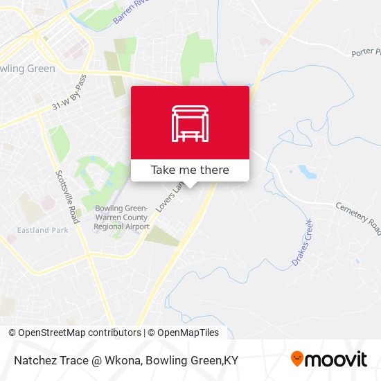 Natchez Trace @ Wkona map