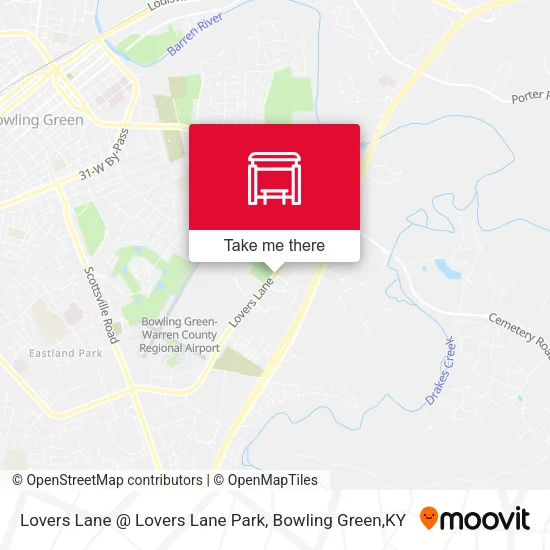 Lovers Lane @ Lovers Lane Park map