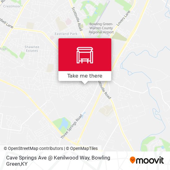 Mapa de Cave Springs Ave @ Kenilwood Way