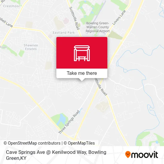 Cave Springs Ave @ Kenilwood Way map