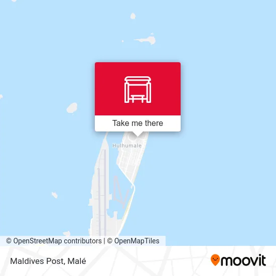 Maldives Post map