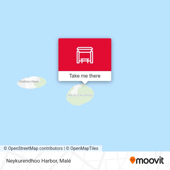 Neykurendhoo Harbor map