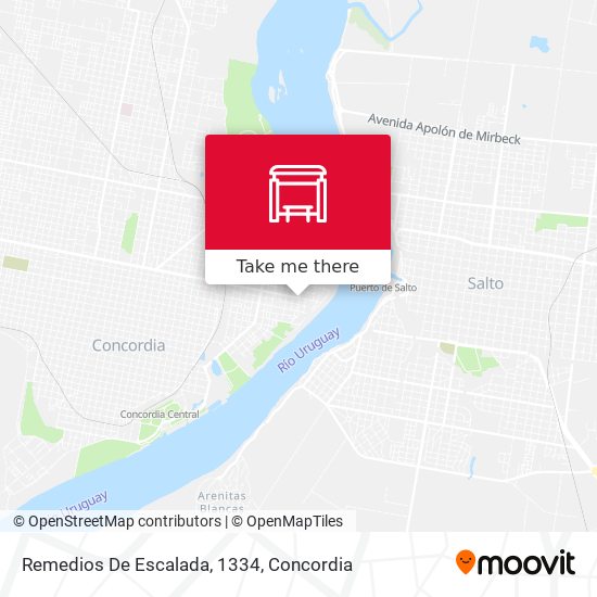 Remedios De Escalada, 1334 map