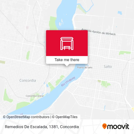 Remedios De Escalada, 1381 map