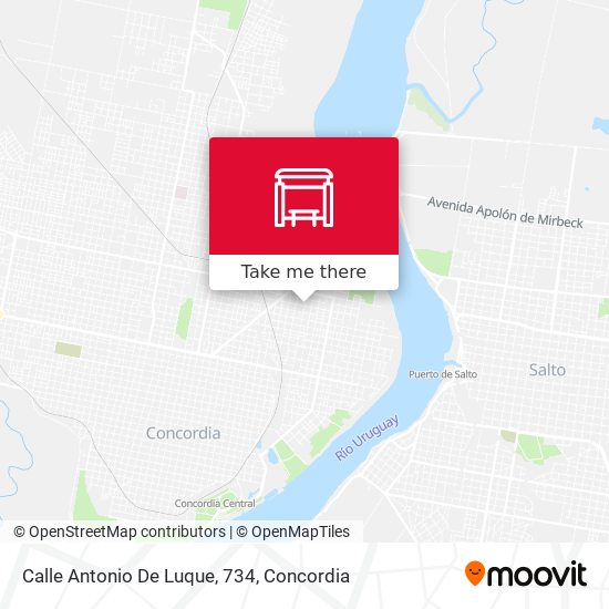 Mapa de Calle Antonio De Luque, 734