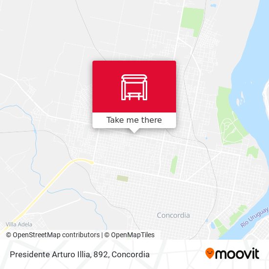Presidente Arturo Illia, 892 map