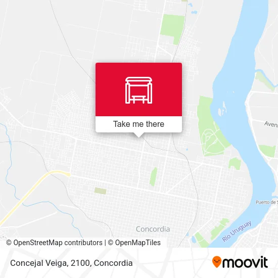 Concejal Veiga, 2100 map