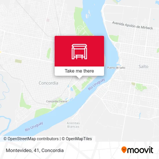 Montevideo, 41 map