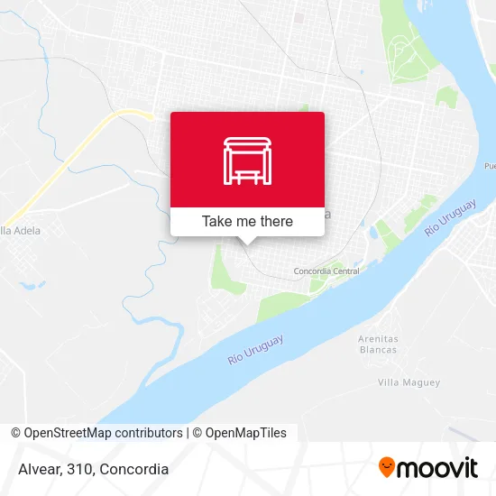 Alvear, 310 map