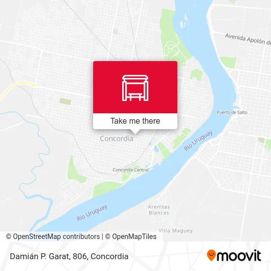 Damián P. Garat, 806 map