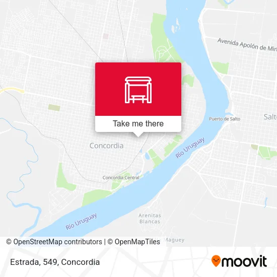 Estrada, 549 map