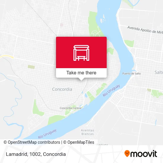 Lamadrid, 1002 map