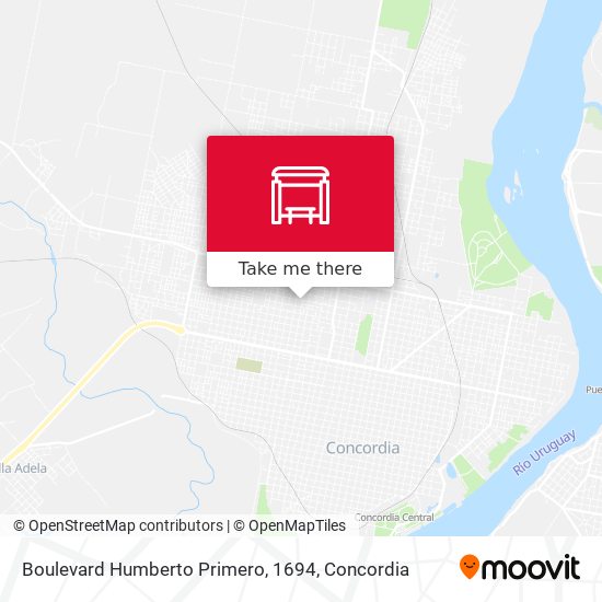 Mapa de Boulevard Humberto Primero, 1694