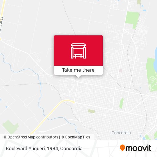 Mapa de Boulevard Yuqueri, 1984