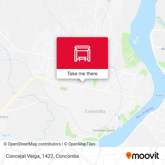 Concejal Veiga, 1422 map