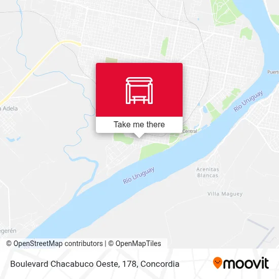 Boulevard Chacabuco Oeste, 178 map