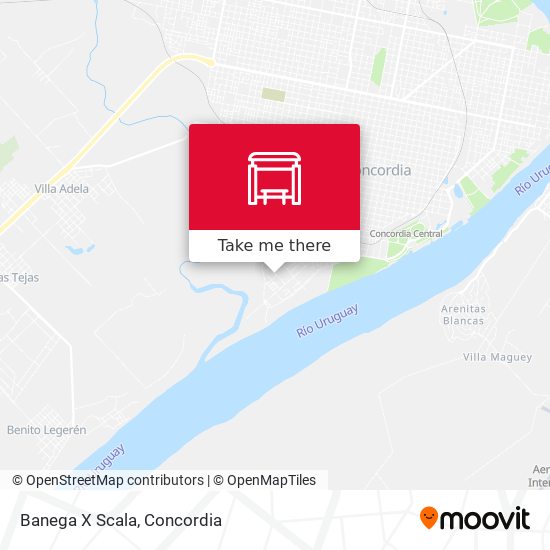 Mapa de Banega X Scala