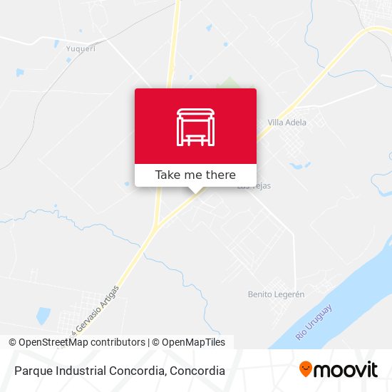 Parque Industrial Concordia map