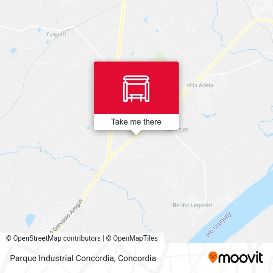 Parque Industrial Concordia map