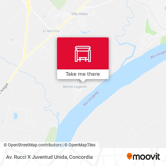 Mapa de Av. Rucci X Juventud Unida