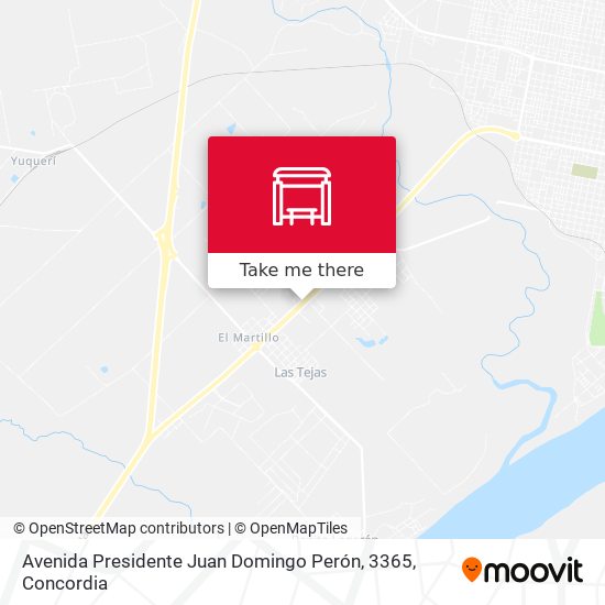 Avenida Presidente Juan Domingo Perón, 3365 map