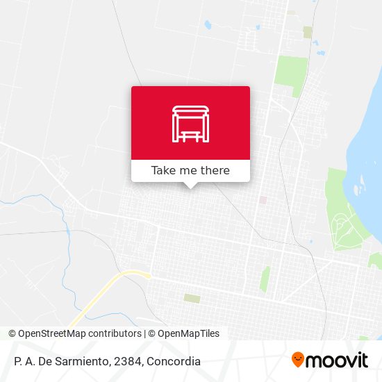 P. A. De Sarmiento, 2384 map