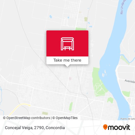 Mapa de Concejal Veiga, 2790