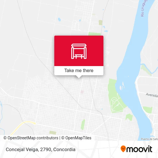 Concejal Veiga, 2790 map