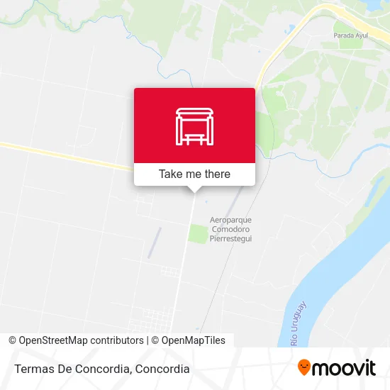 Termas De Concordia map