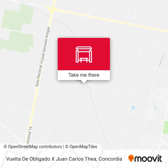 Vuelta De Obligado X Juan Carlos Thea map