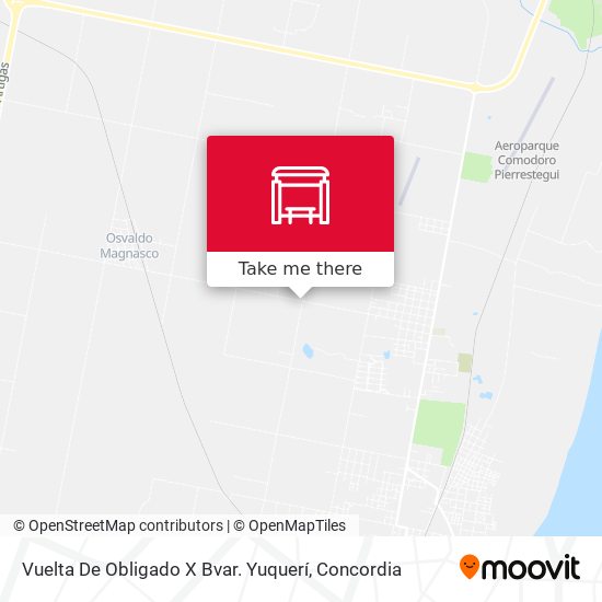 Vuelta De Obligado X Bvar. Yuquerí map