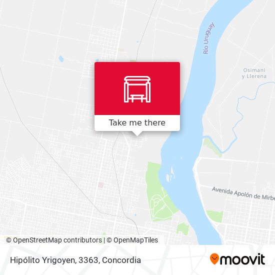 Mapa de Hipólito Yrigoyen, 3363