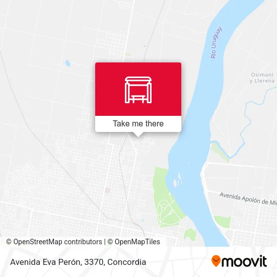 Avenida Eva Perón, 3370 map