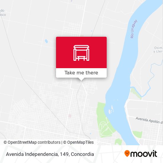 Mapa de Avenida Independencia, 149