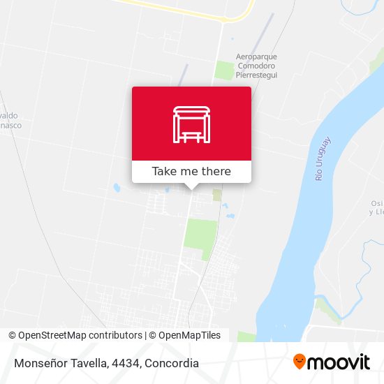 Monseñor Tavella, 4434 map