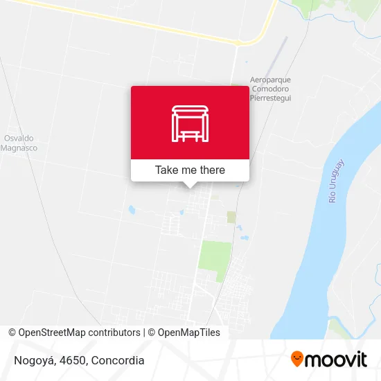 Nogoyá, 4650 map