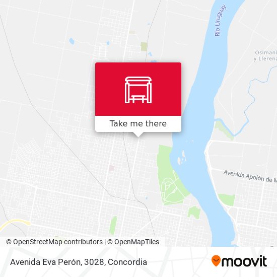 Mapa de Avenida Eva Perón, 3028